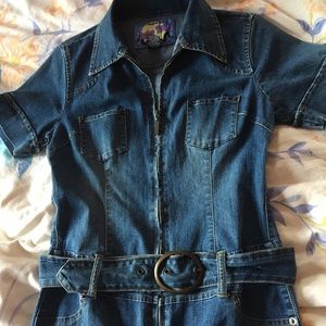 Vintage denim jumpsuit